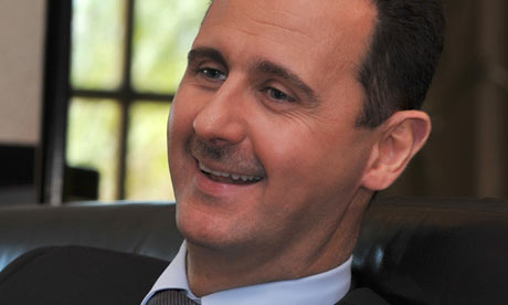 Bashar Hafez al-Assad, the President of Syria