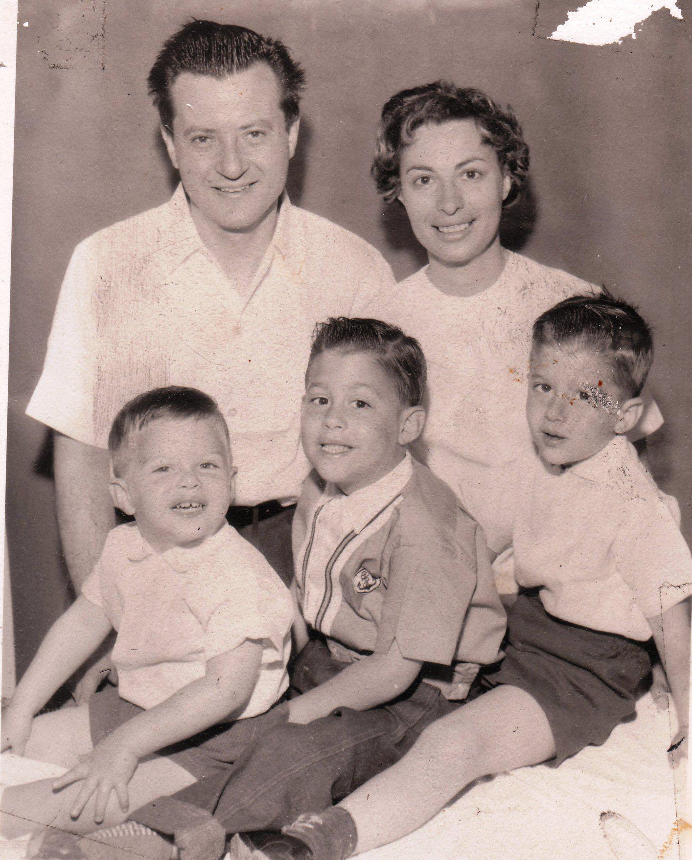 Gershon Baskin and Family, 1961