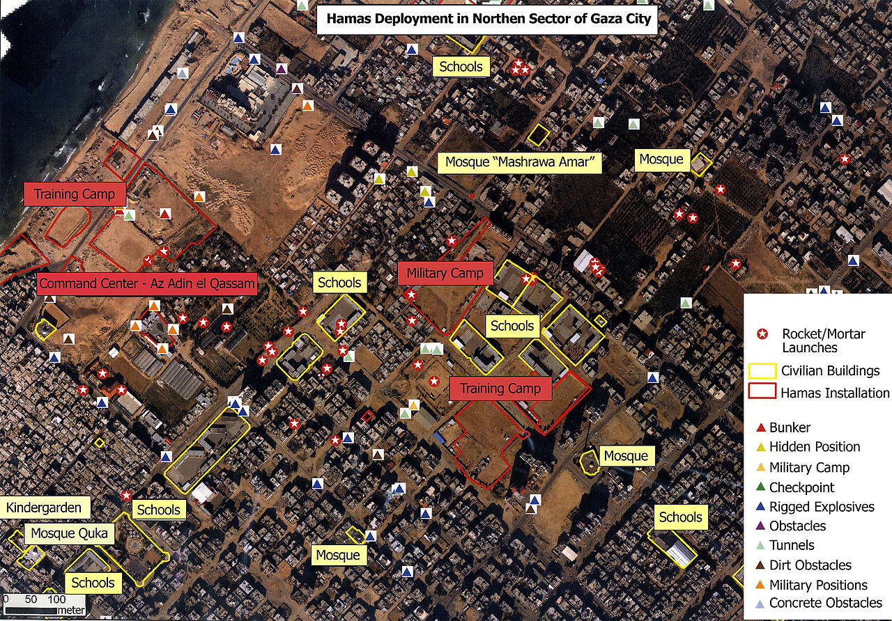 Hamas Deployment in Northern Sector of Gaza City