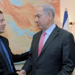 Zionist Union leader Isaac Herzog with Prime Minister Benjamin Netanyahu (photo credit: Kobi Gideon/Flash90)