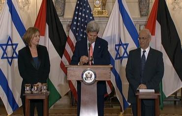 Livni, Kerry and Erekat