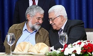 Amram Mitzna and Mahmoud Abbas