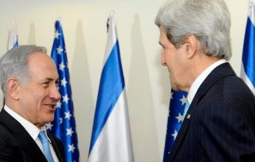 Netanyahu and Kerry, March 31, 2014. Photo: DAVID AZAGURY, US EMBASSY TEL AVIV