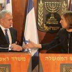 Benjamin Netanyahu and Tziporah Malkah "Tzipi" Livni Spitzer