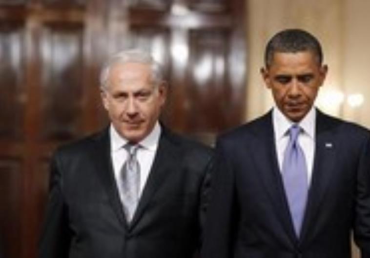 US President Obama with Prime Minister Netanyahu and PA President Abbas, September 1, 2010. (photo credit:REUTERS/Jason Reed )