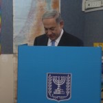Prime Minister Benjamin Netanyahu votes in national election, March 17, 2015. (photo credit:MARC ISRAEL SELLEM)