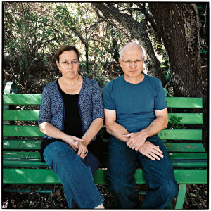 Gilad Shalit’s parents, Aviva and Noam. Credit Michal Chelbin and Oded Plotnizki for The New York Times