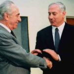 Shimon Peres and Benjamin Netanyahu