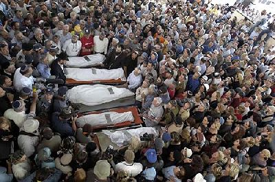Funeral of Hila, Hadar, Roni, Merav and Tali Hatuel